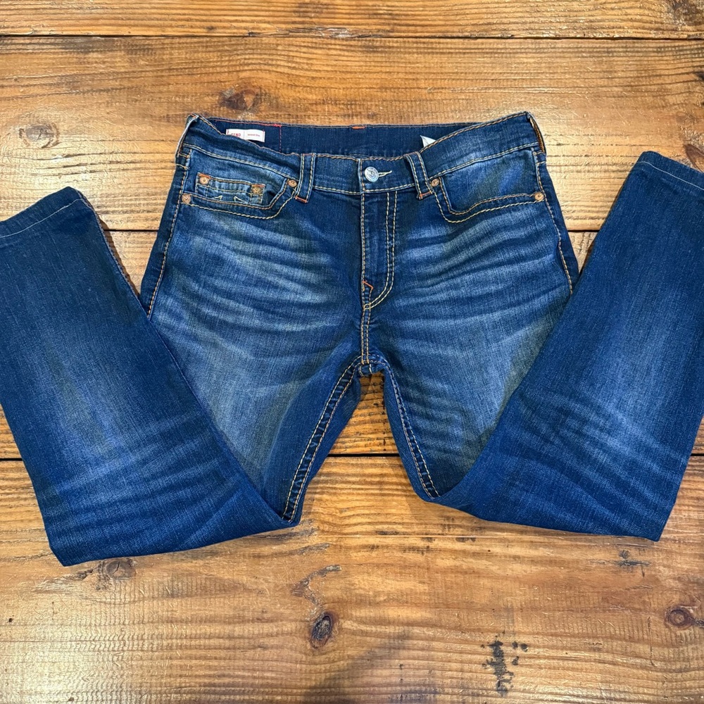 True Religion Geno Relaxed Slim Jeans Men’s Denim Y2K Streetwear Size 36